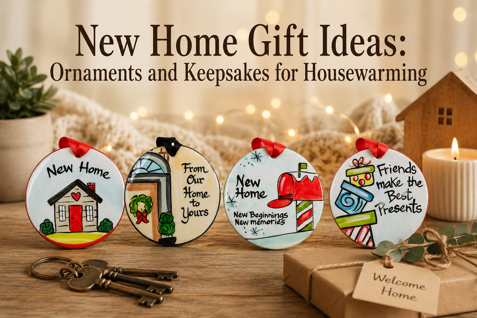 New Home Gift Ideas: Ornaments and Keepsakes for Housewarming