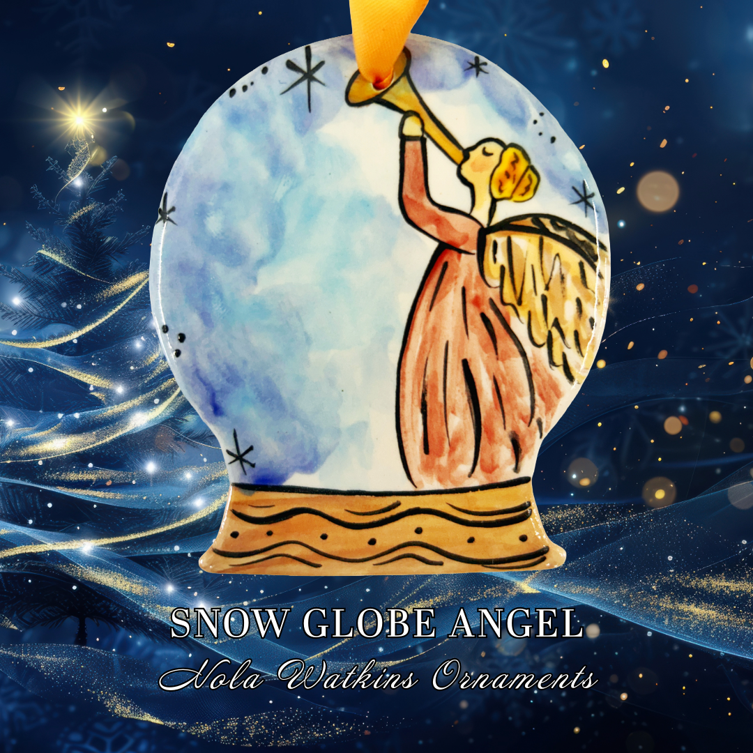 Snow Globe Angel - The Nola Watkins Collection