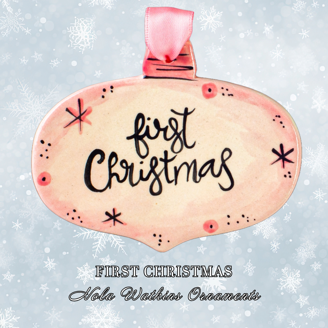 First Christmas Pink