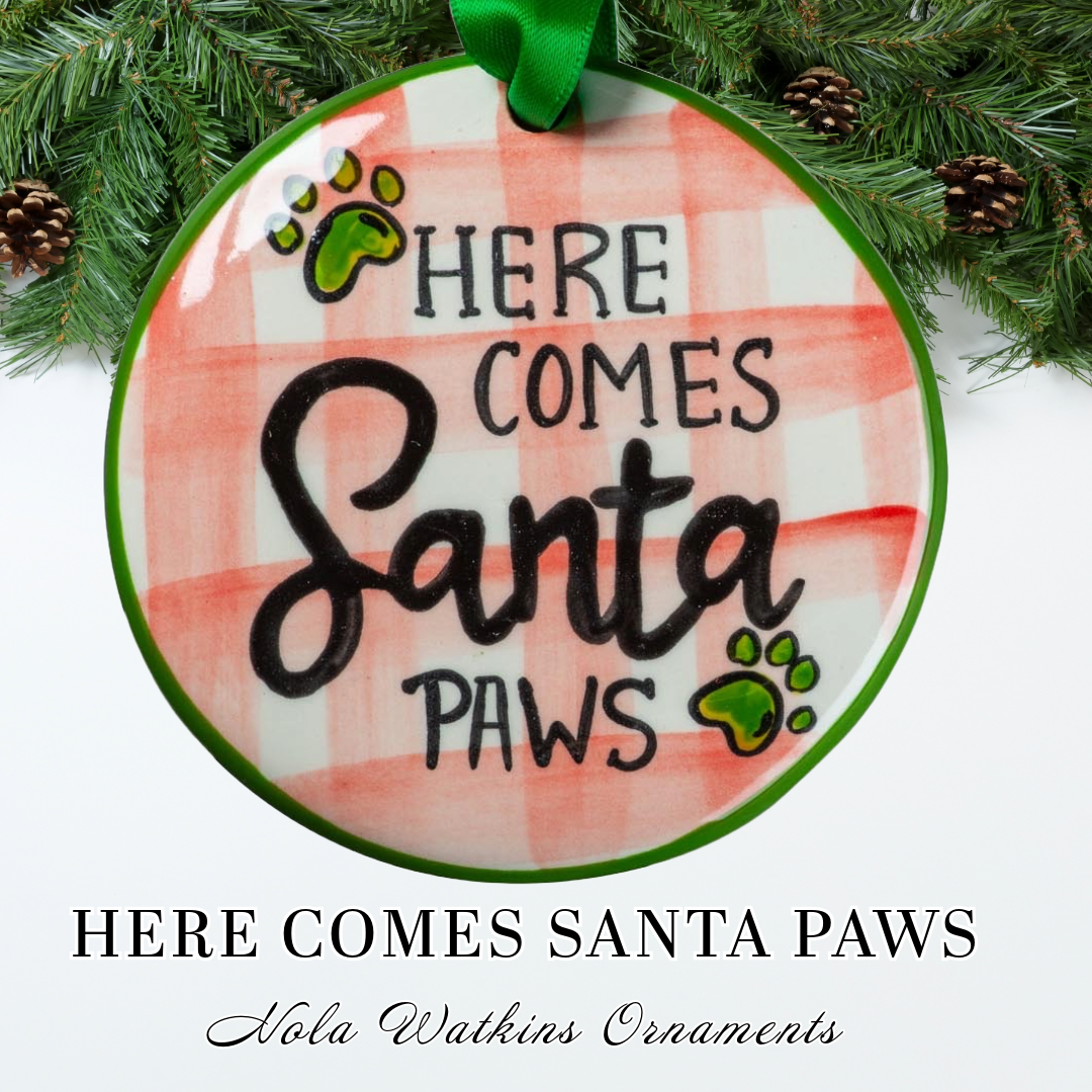 Here Comes Santa Paws - The Nola Watkins Collection