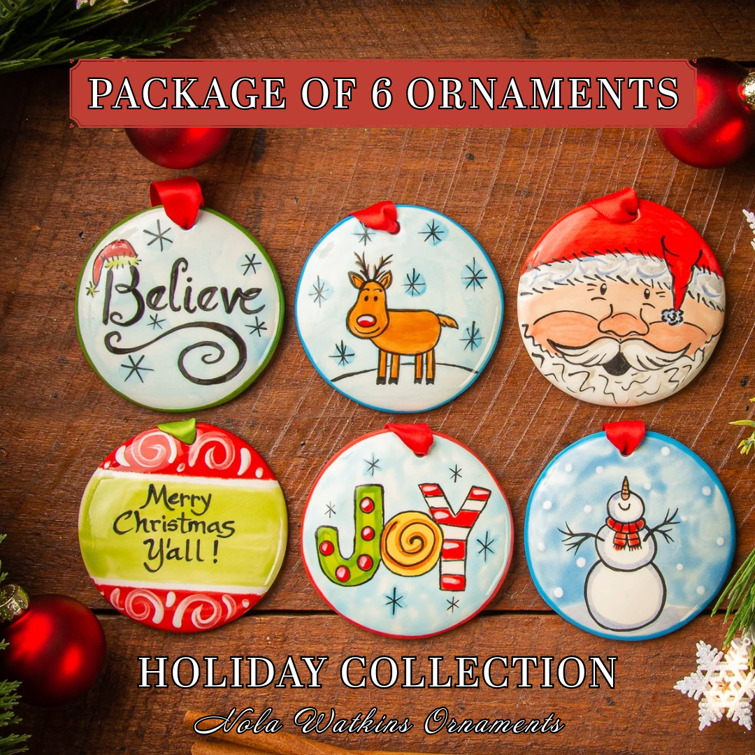 Holiday Collection Package of 6 Ornaments