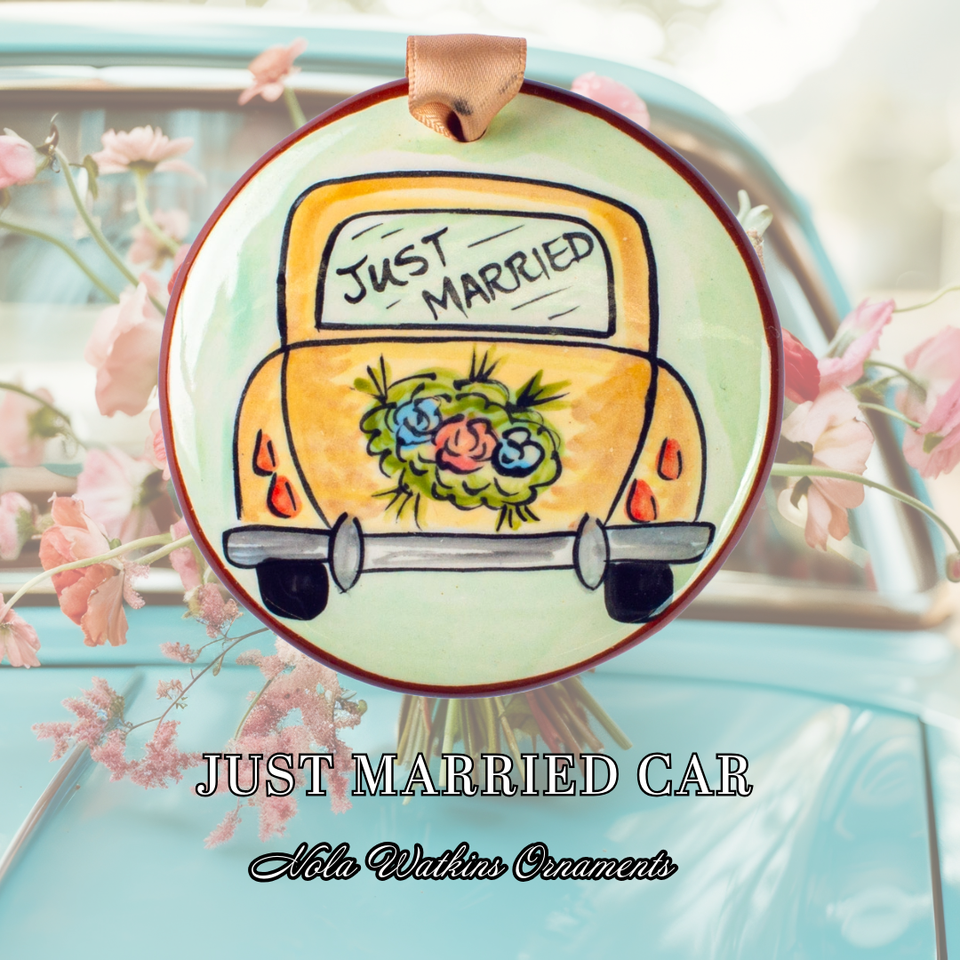 Just Married Car New