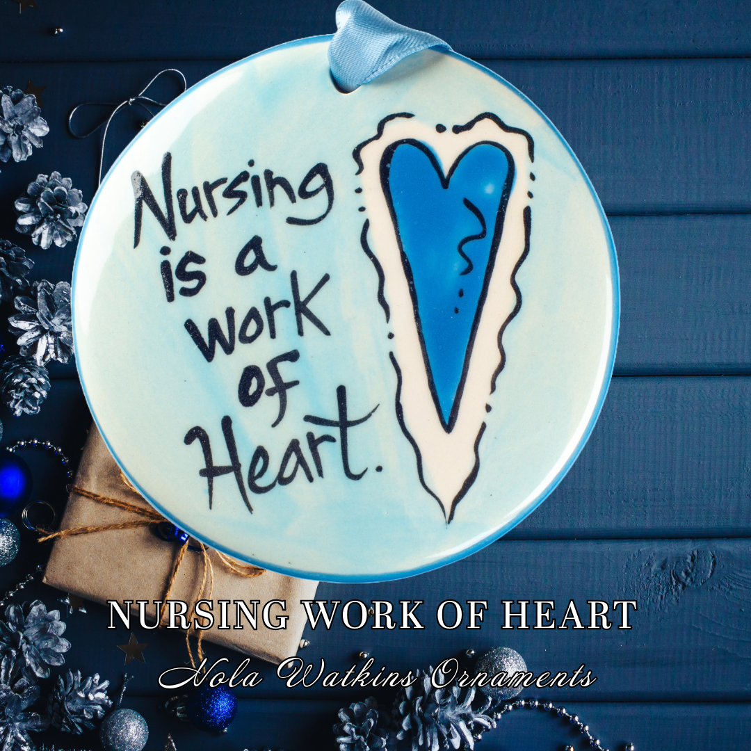 Nursing Work of Heart Blue