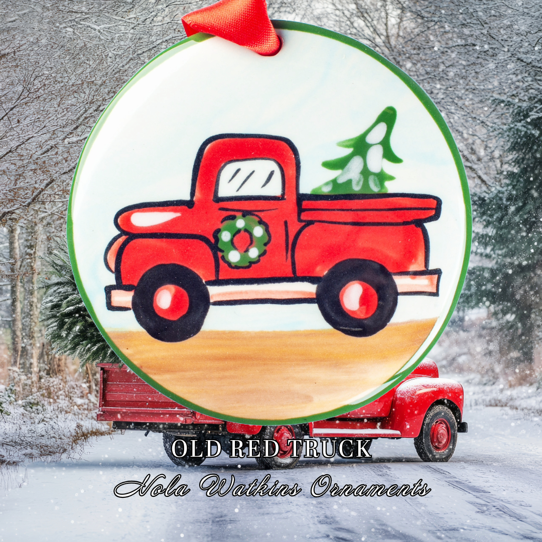 Old Red Truck