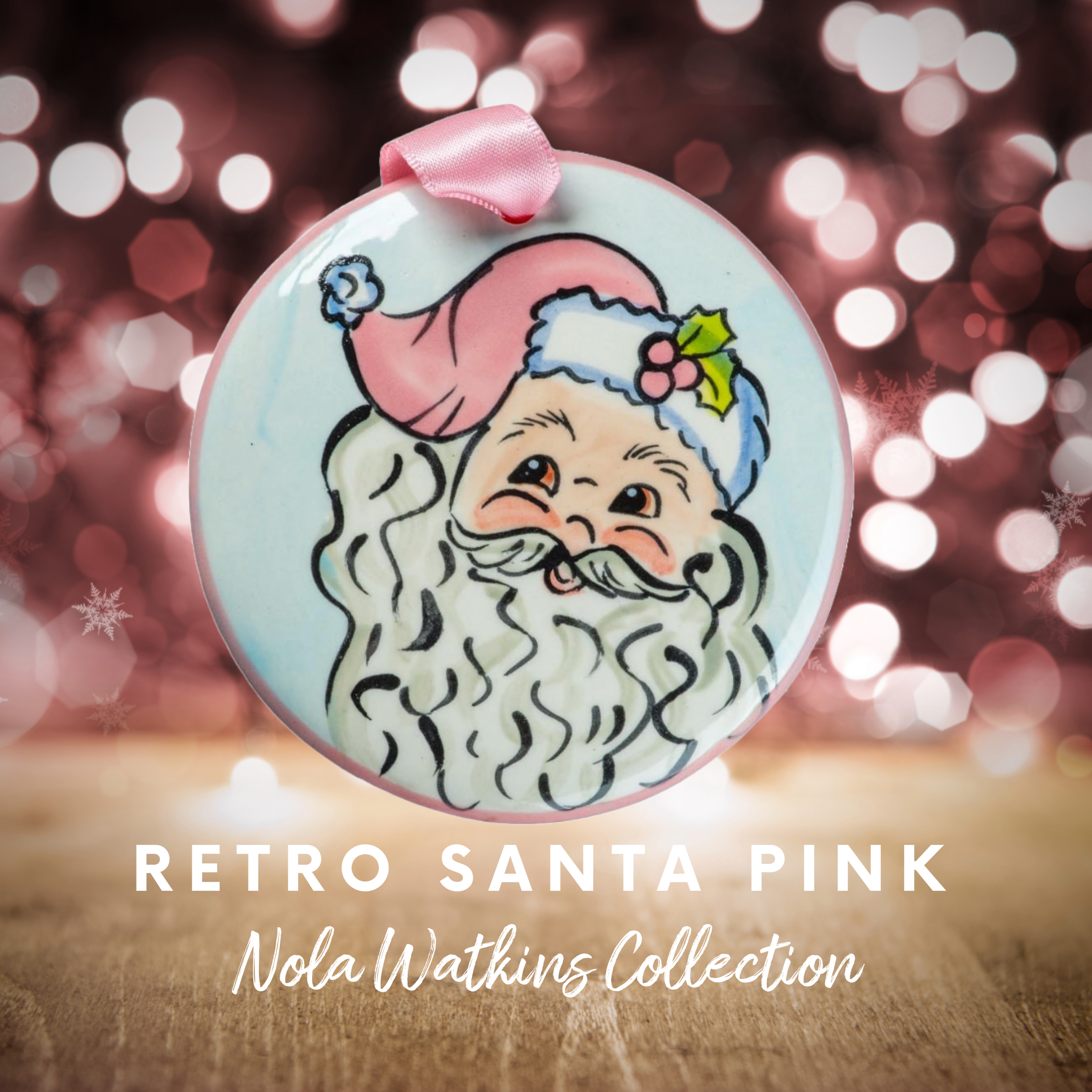 Retro Santa Pink