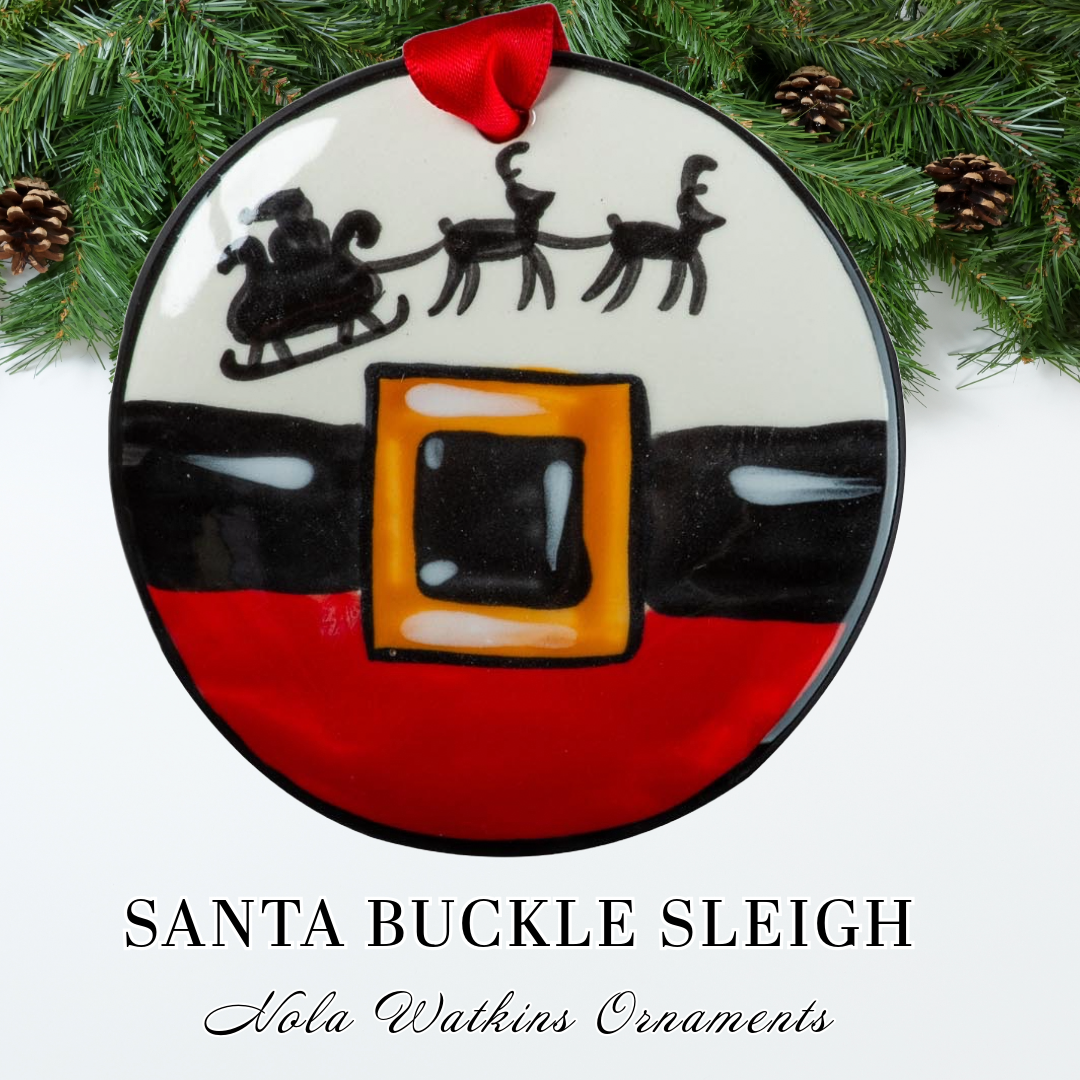 Santa Buckle Sleigh - The Nola Watkins Collection