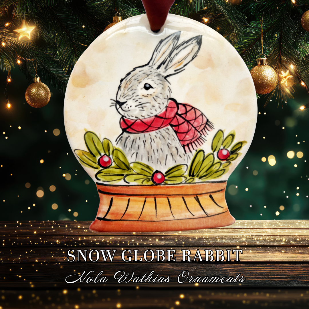 Snowglobe Rabbit - The Nola Watkins Collection
