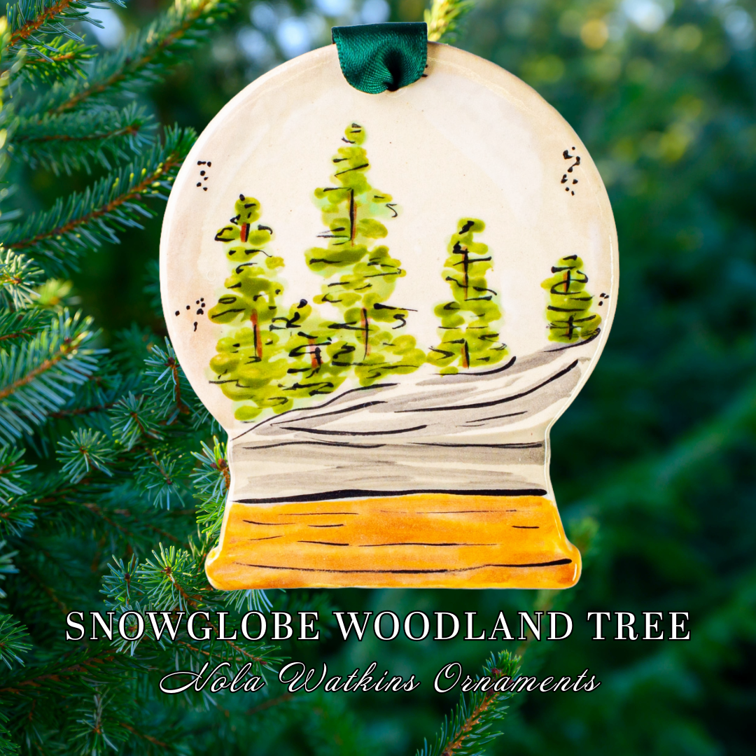 Snowglobe Woodland Trees
