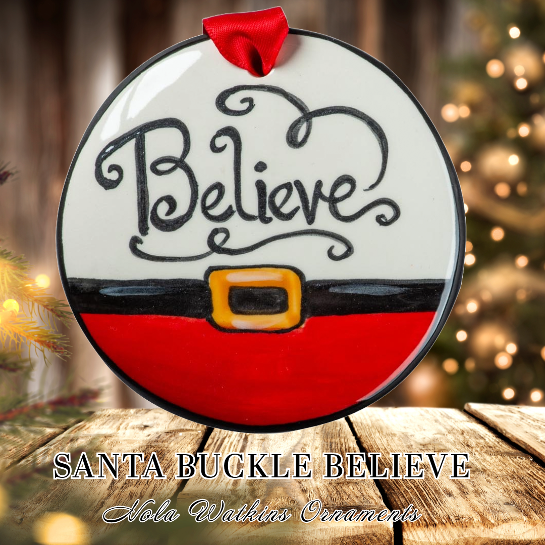 Santa Buckle Believe - The Nola Watkins Collection