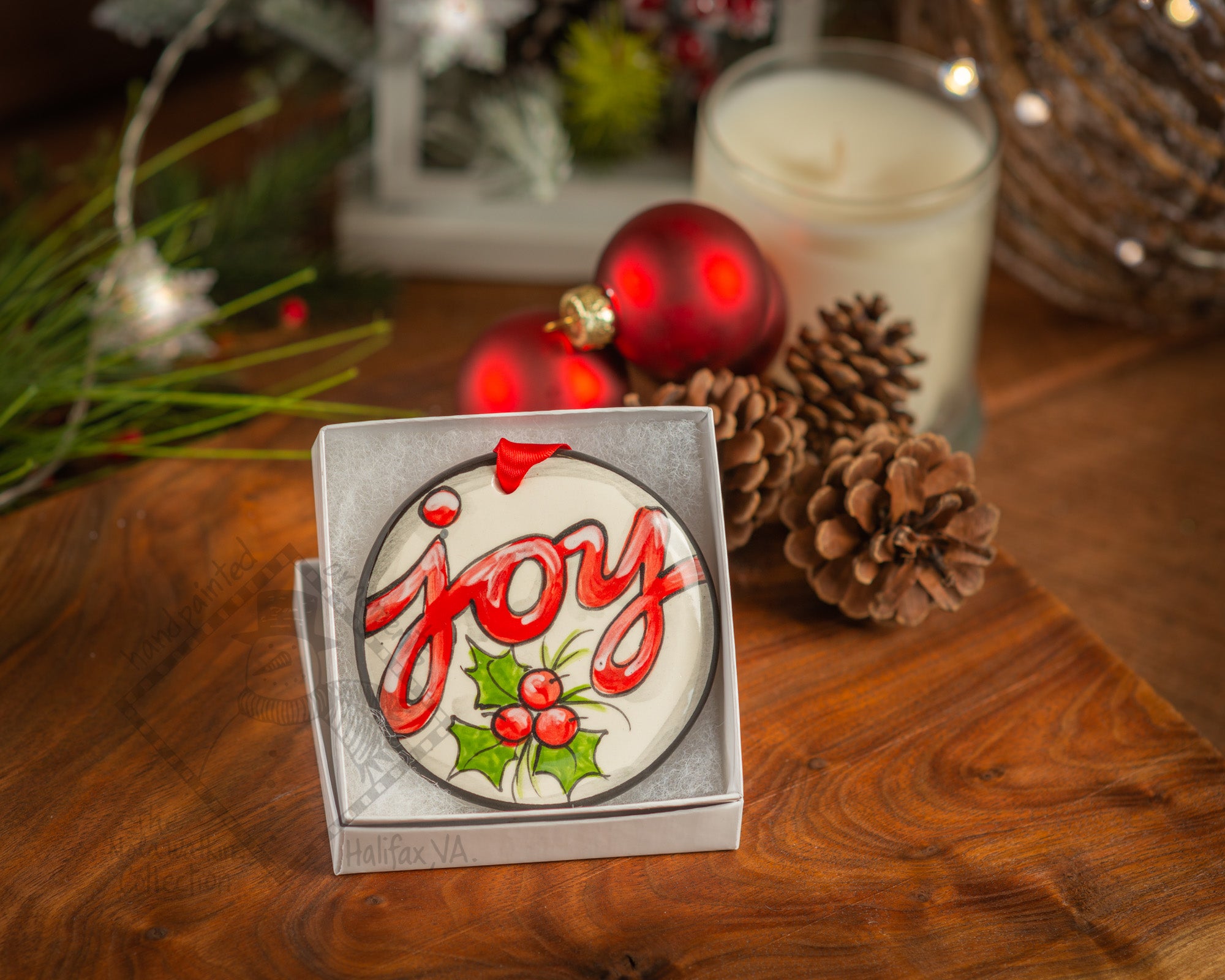 Holiday Ornaments Package "12" Personalized Hand-painted Ornaments Gift Set from The Nola Watkins Collection™ - The Nola Watkins Collection