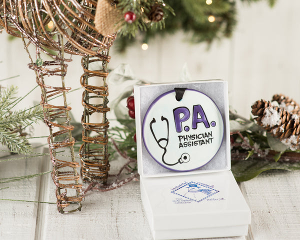 Physicians Assistant Handpainted Ornament - The Nola Watkins Collection
