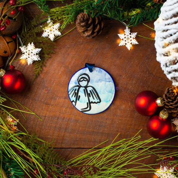 Angel Handpainted Ornament - The Nola Watkins Collection