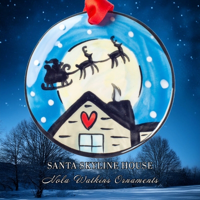 Santa Skyline House - The Nola Watkins Collection