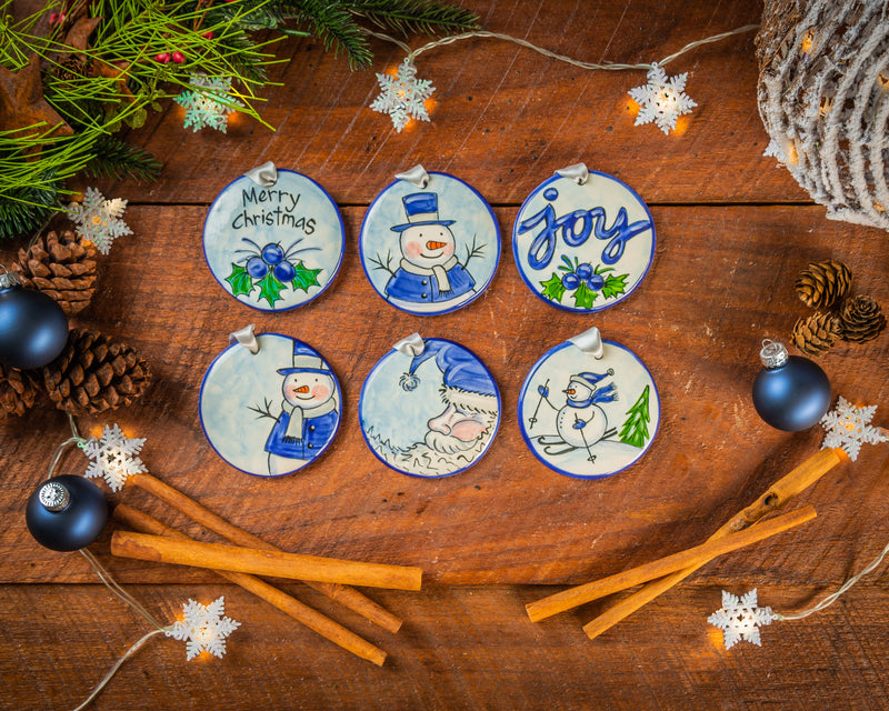 Classic Collection Blue Handpainted Ornament - The Nola Watkins Collection