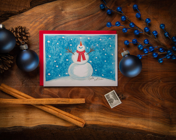 Let it Snow-Holiday Collection-Christmas Card Pack | Blank Winter Holiday Cards - The Nola Watkins Collection