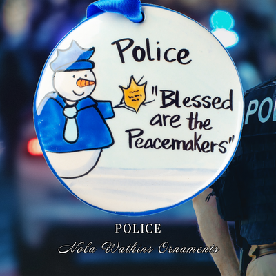 Police Snowman - The Nola Watkins Collection