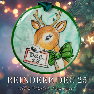 Reindeer December 25th - The Nola Watkins Collection