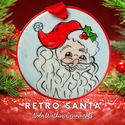 Retro Santa Red - The Nola Watkins Collection