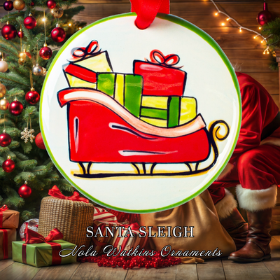 Santa's Sleigh - The Nola Watkins Collection