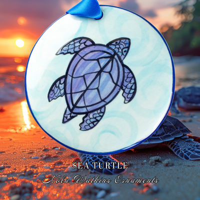 Sea Turtle Purple - The Nola Watkins Collection