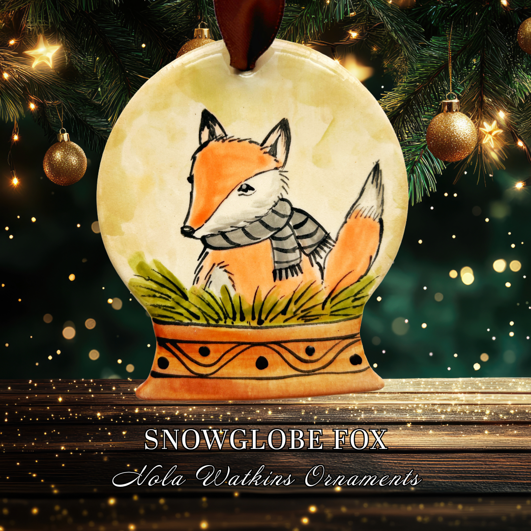 Snow Globe Fox - The Nola Watkins Collection