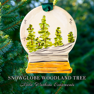 Snowglobe Woodland Trees - The Nola Watkins Collection