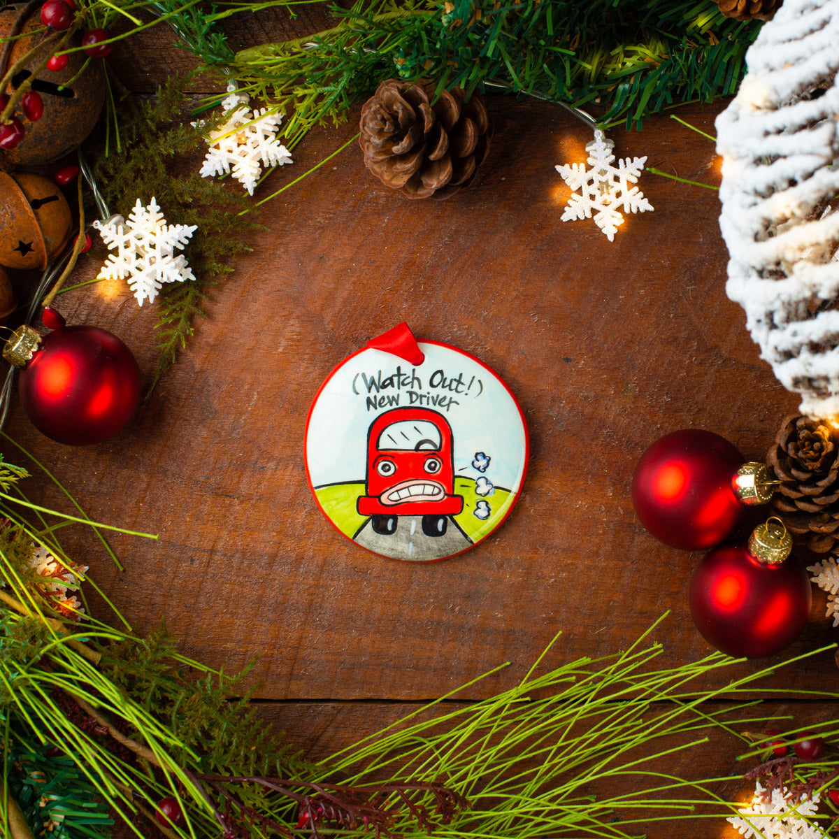 New Driver Handpainted Ornament - The Nola Watkins Collection