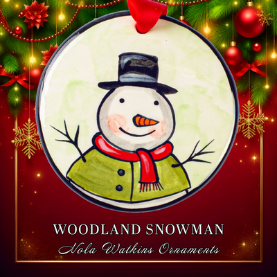Woodland Collection Snowman - The Nola Watkins Collection