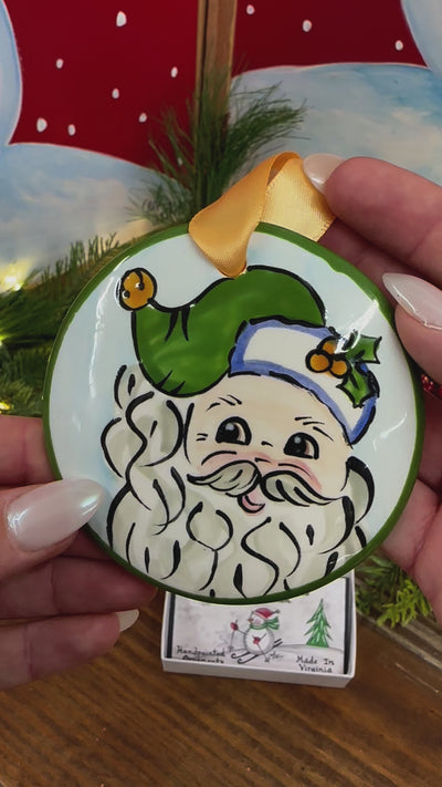 Retro Santa Green