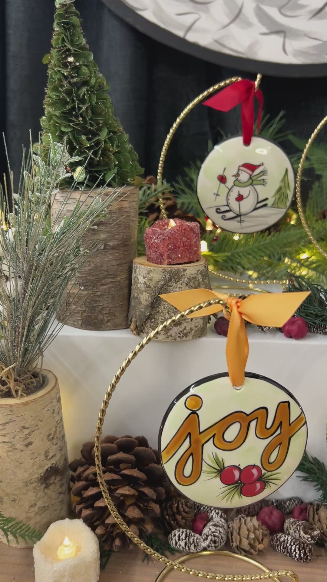 Load video: Woodland Collection Ornament Package