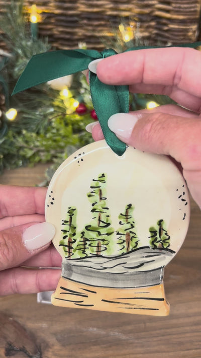 Snowglobe Woodland Trees