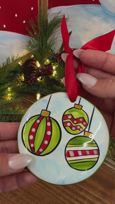 Ornament Trio Red/Green