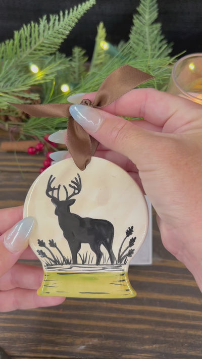 Snow Globe Deer