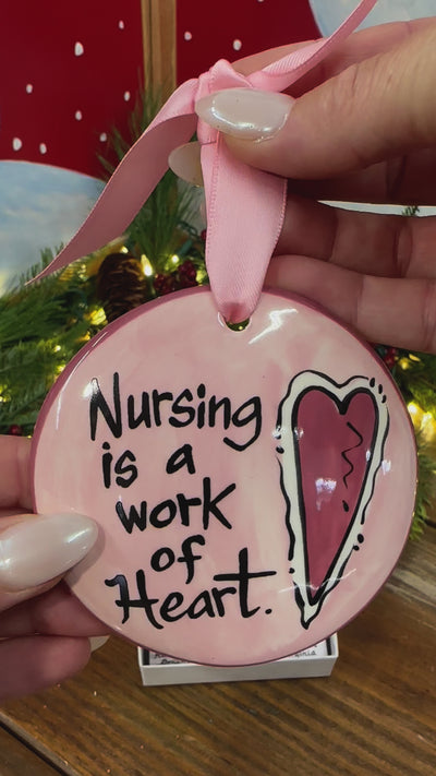 Nursing Work of Heart Pink