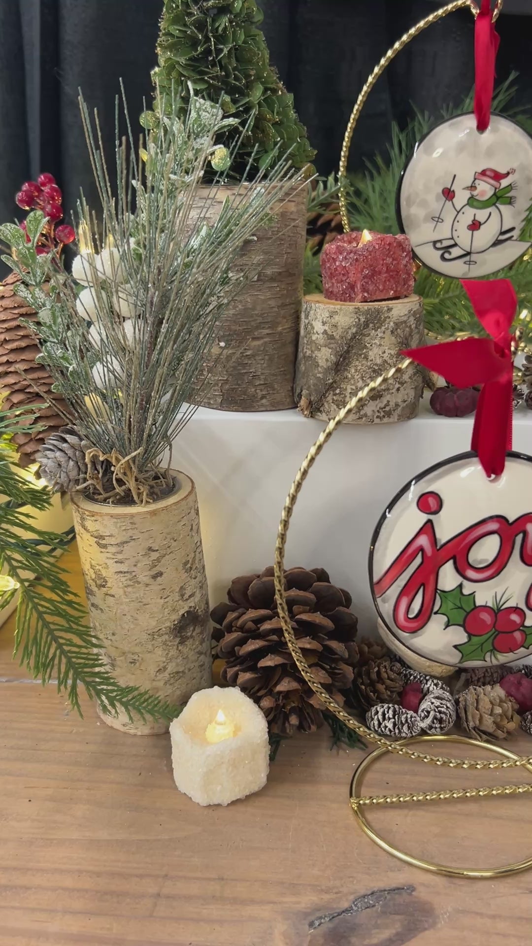 Load video: Classic Collection Red Ornament Package