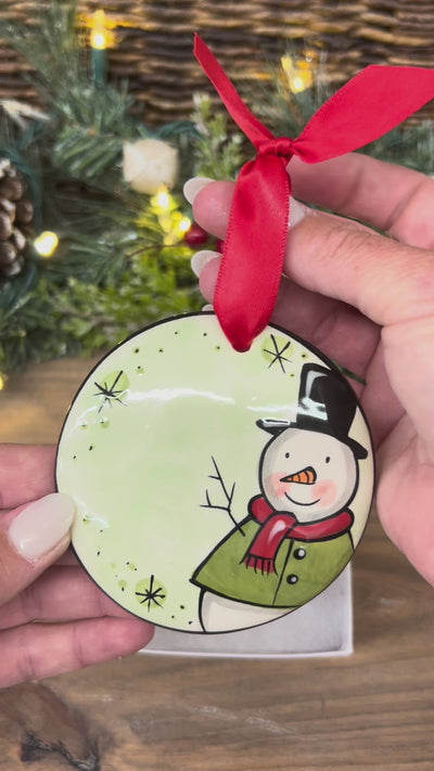 Woodland Collection Snowman Profile