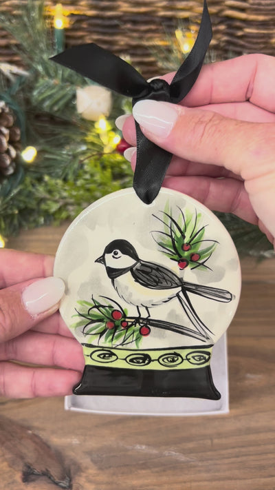 Snowglobe Chickadee