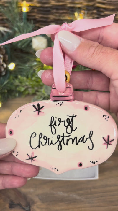 First Christmas Pink