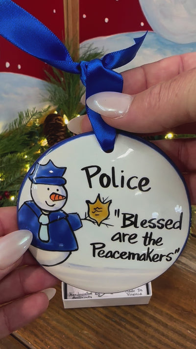Police Snowman