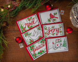 Classic Collection 2021 Christmas Card Pack | Blank Winter Holiday Cards - The Nola Watkins Collection
