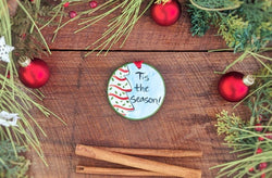 Christmas Tree Cake Ornament-Personalized Hand-painted Ornament from The Nola Watkins Collection™ - The Nola Watkins Collection