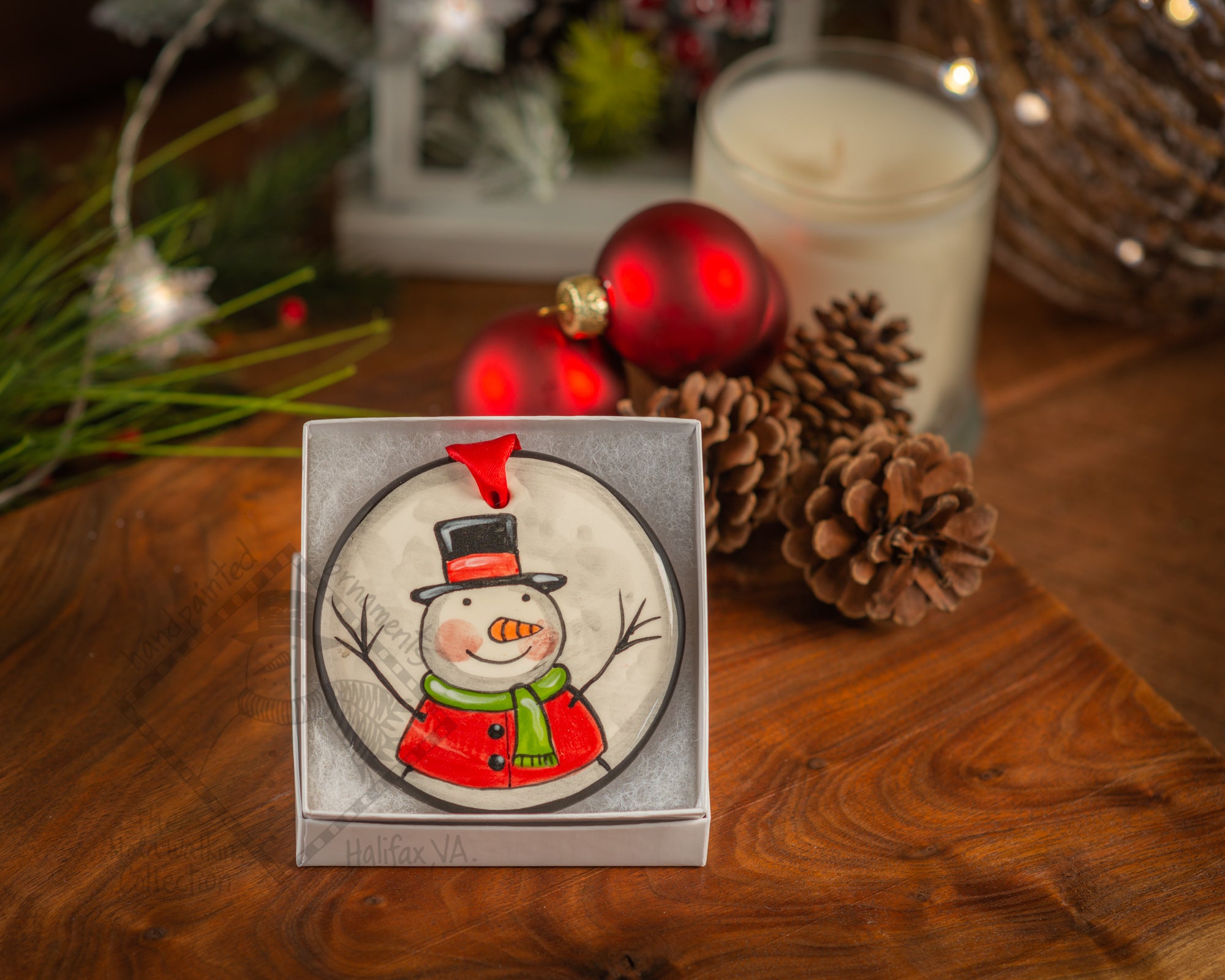 "Pick 6" Classic Collection 2021 Ornaments Package - 6 Personalized Hand-painted Ornaments Gift Set from The Nola Watkins Collection™ - The Nola Watkins Collection