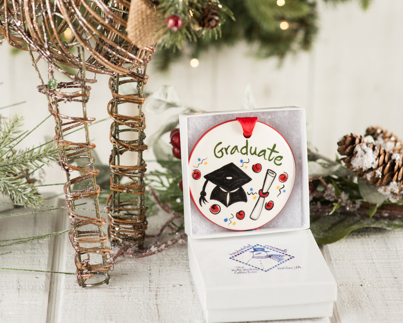 Graduate Gift Handpainted Ornament - The Nola Watkins Collection