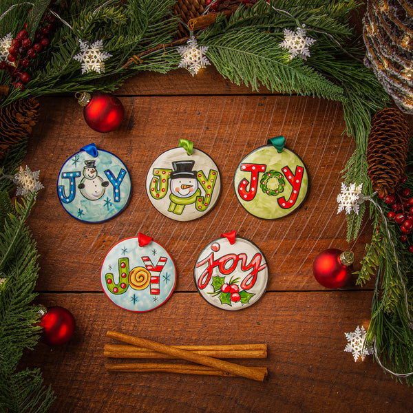 Joy Ornaments - Personalized Hand-painted Ornament from The Nola Watkins Collection™ - The Nola Watkins Collection