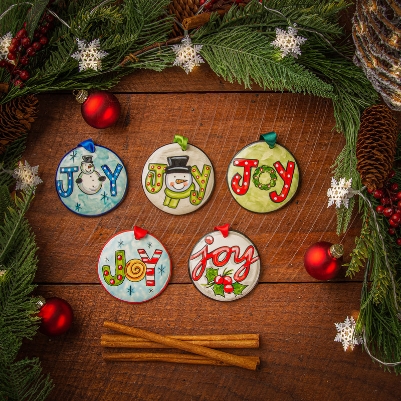 Joy Ornaments - Personalized Hand-painted Ornament from The Nola Watki –  The Nola Watkins Collection