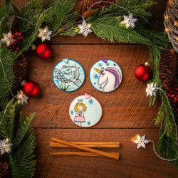 Kids Ornaments- Princess, Unicorn, or Mermaid - The Nola Watkins Collection