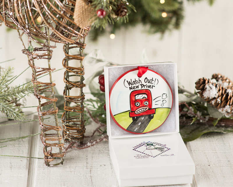 New Driver Handpainted Ornament - The Nola Watkins Collection