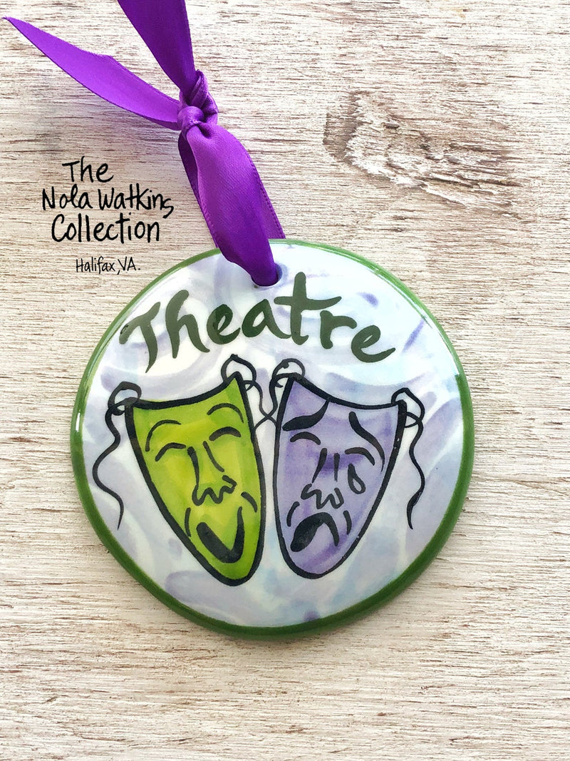 Theatre Handpainted Ornament - The Nola Watkins Collection